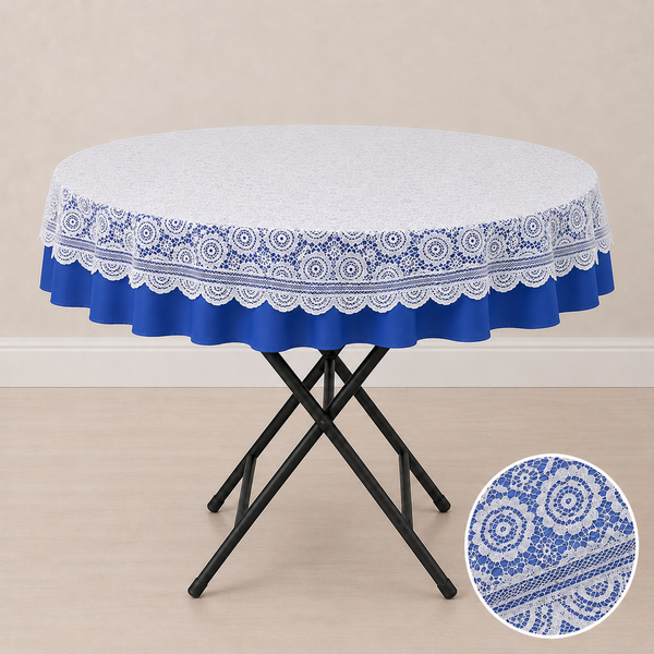 Nappe ronde 80'' en dentelle (203 cm)