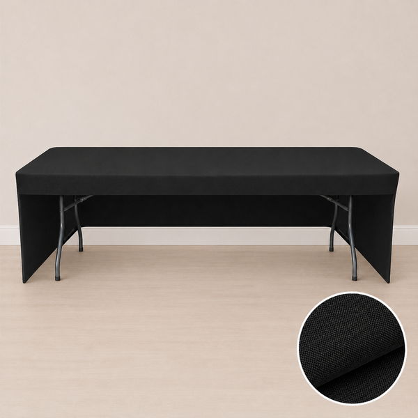 Nappe ajustée 8' avec ouverture arrière (tissu régulier)