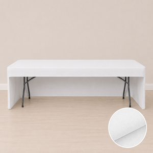 Nappe ajustée 8' avec ouverture arrière (tissu régulier)