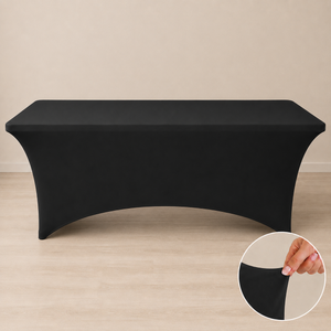 Nappe 8' spandex pour tables étroites