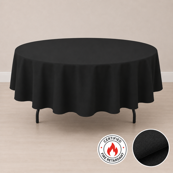 Nappe ronde ignifuge 90'' (229 cm)