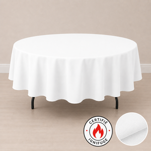 Nappe ronde ignifuge 90'' (229 cm)