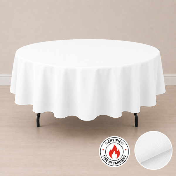 Nappe ronde ignifuge 90'' (229 cm)