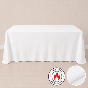 Nappe ignifuge 90'' x 156'' (229 cm x 396 cm)