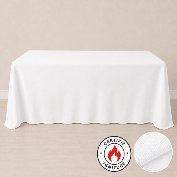 Nappe ignifuge 90'' x 132'' (229 cm x 335 cm)