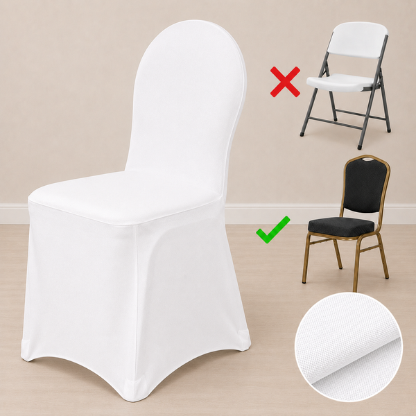 Housse de chaise à banquet