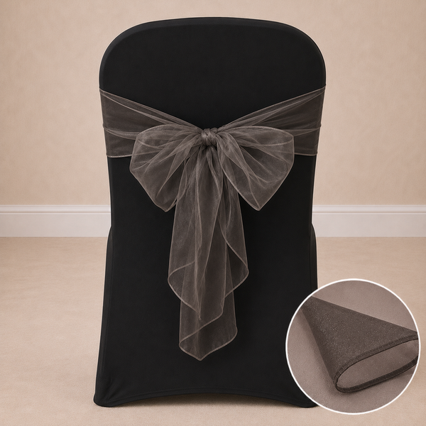 Boucle organza (10 par paquet)