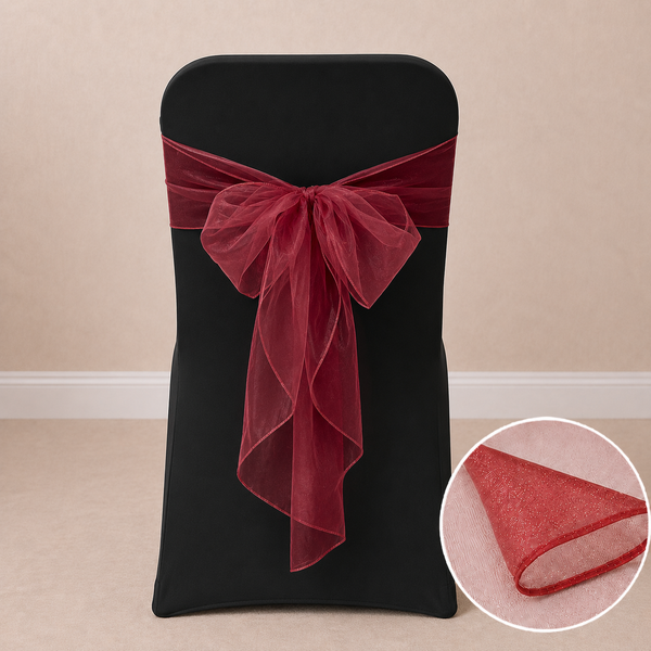 Boucle organza (10 par paquet)