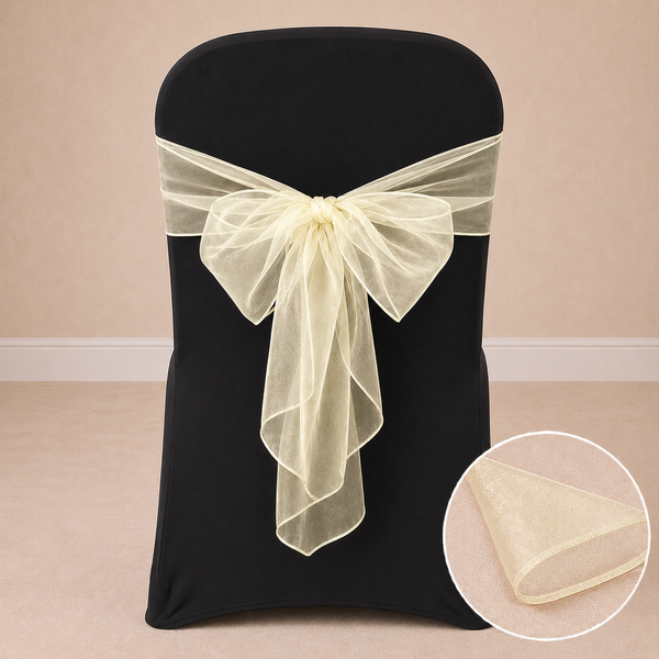 Boucle organza (10 par paquet)