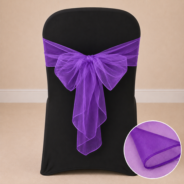 Boucle organza (10 par paquet)