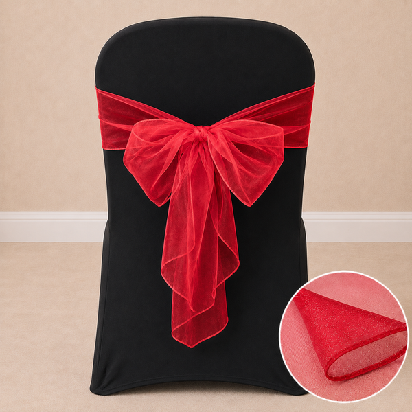 Boucle organza (10 par paquet)