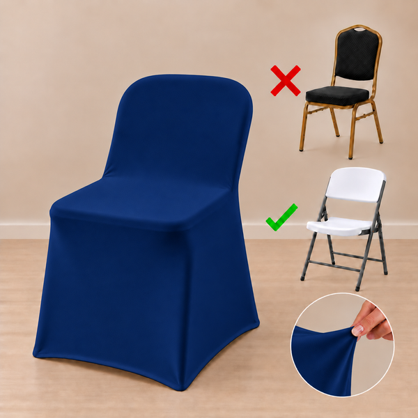Housse spandex pour chaise pliante