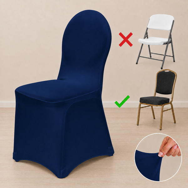 Housse spandex pour chaise à banquet