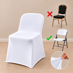 Housse spandex pour chaise pliante