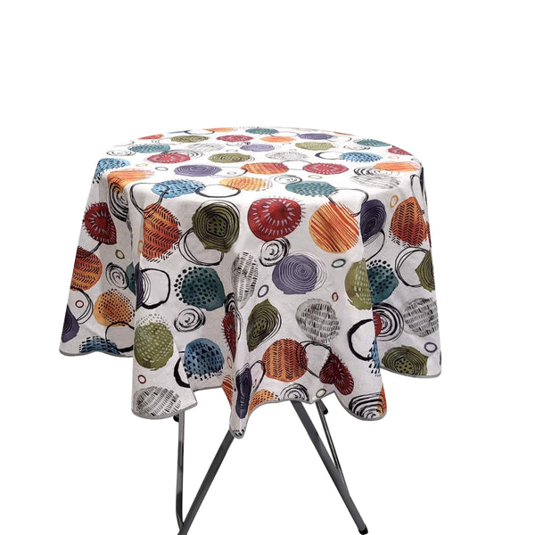 Nappe ronde 70’’ avec motifs Coloria (178 cm) (Copy)