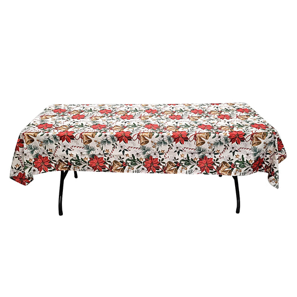 Nappe 58'' x 94'' avec motifs de Noël 3 (147 cm x 239 cm)