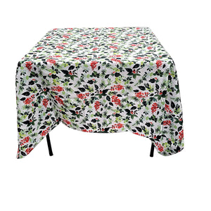Nappe 70’’ x 70’’ à motifs de Noël 4 (178 cm x 178 cm)