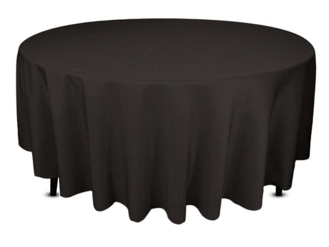 ⇒ Nappe de Table noire 137 x 274 cm - Nappe Rectangulaire