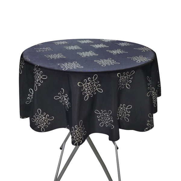 Nappe ronde 60'' à motifs lani (152 cm)