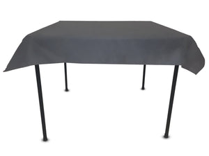 44'' x 44'' tablecloth shown on a 36'' square table.