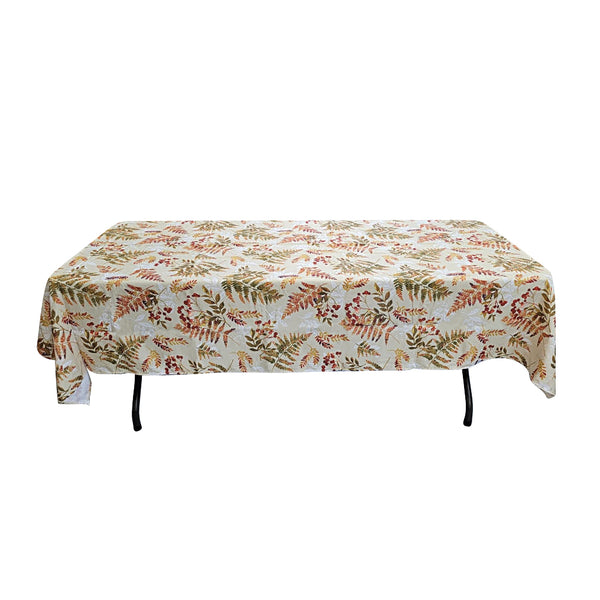 Nappe 58'' x 94'' avec motifs Folha (147 cm x 239 cm)