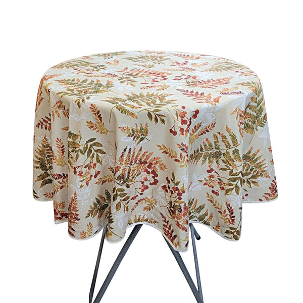 Nappe ronde 70’’ avec motifs Folha (178 cm)