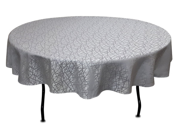 Nappe ronde 80'' motif crystal (203 cm)