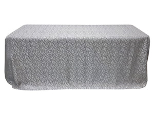 Nappe 90'' x 132'' motif crystal (229 cm x 335 cm)