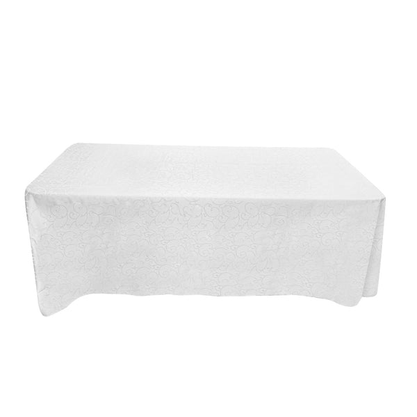 Nappe 90'' x 132'' motif Jacquard (229 cm x 335 cm)