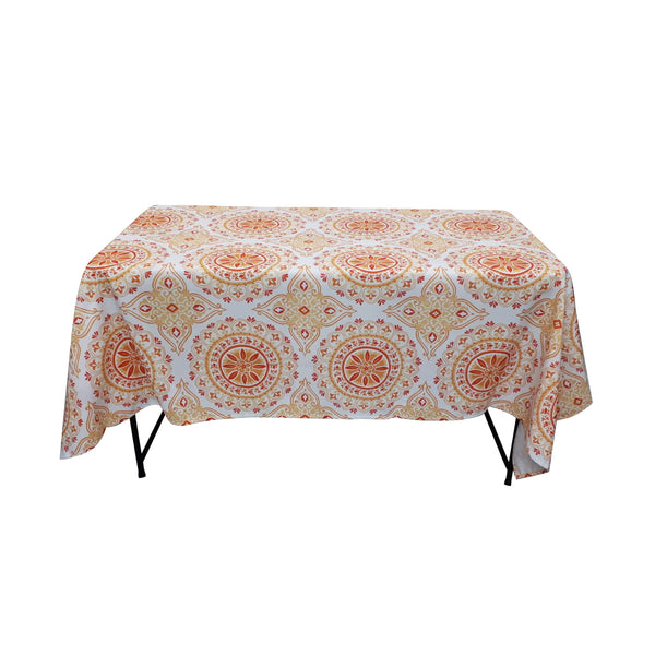 Nappe 58'' x 78'' avec motifs Toscane (147 cm x 198 cm)
