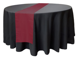 Chemin de table en tissu régulier 12'' x 108'' (31 cm x 274 cm)